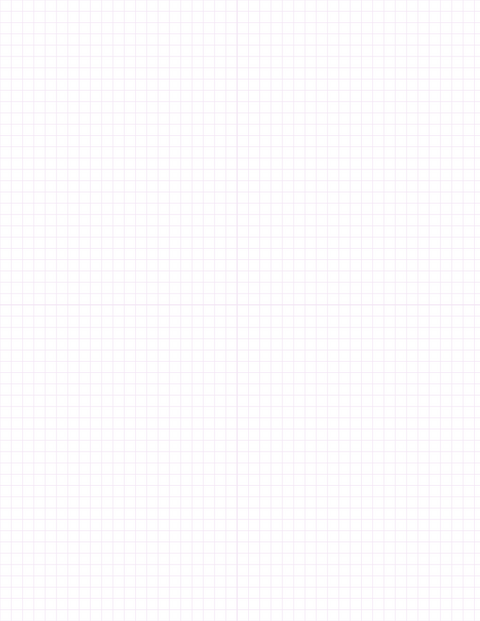 1/5-inch Grid Paper - Purple with 2x2 Quadrants