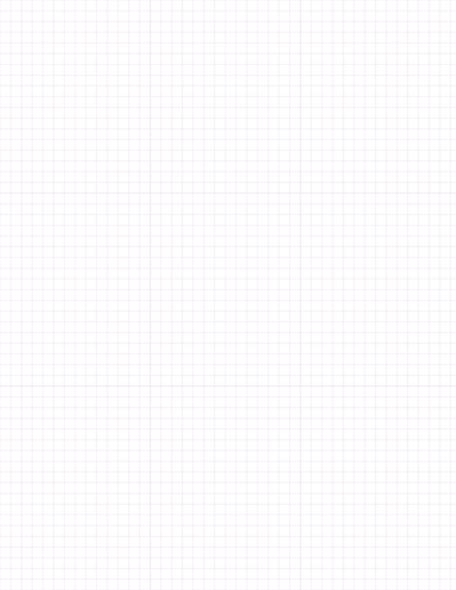 1/5-inch Grid Paper - Purple with 3x3 Grid