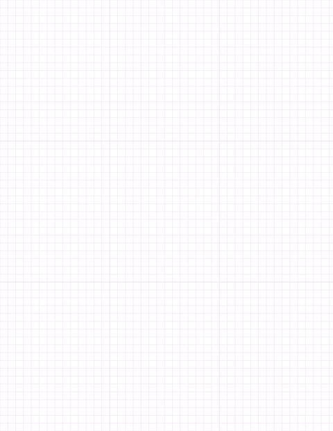 1/5-inch Grid Paper - Purple with 3x3 Grid