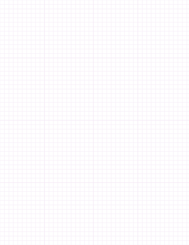 1/5-inch Grid Paper - Purple with 4x4 Grid