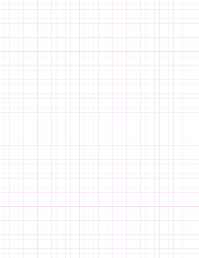 1/5-inch Grid Paper - Purple with 5x5 Grid