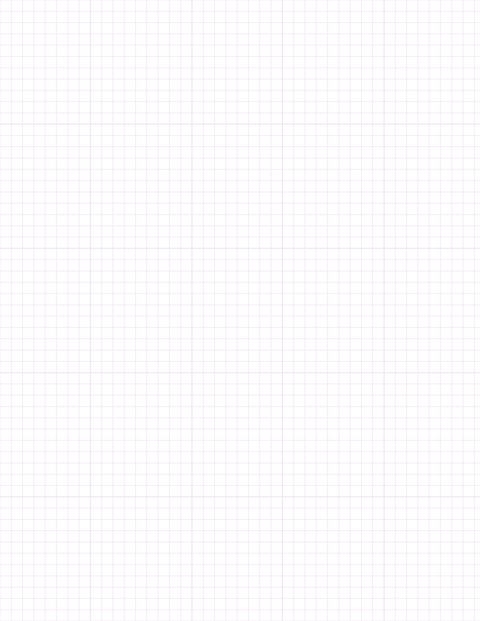1/5-inch Grid Paper - Purple with 5x5 Grid