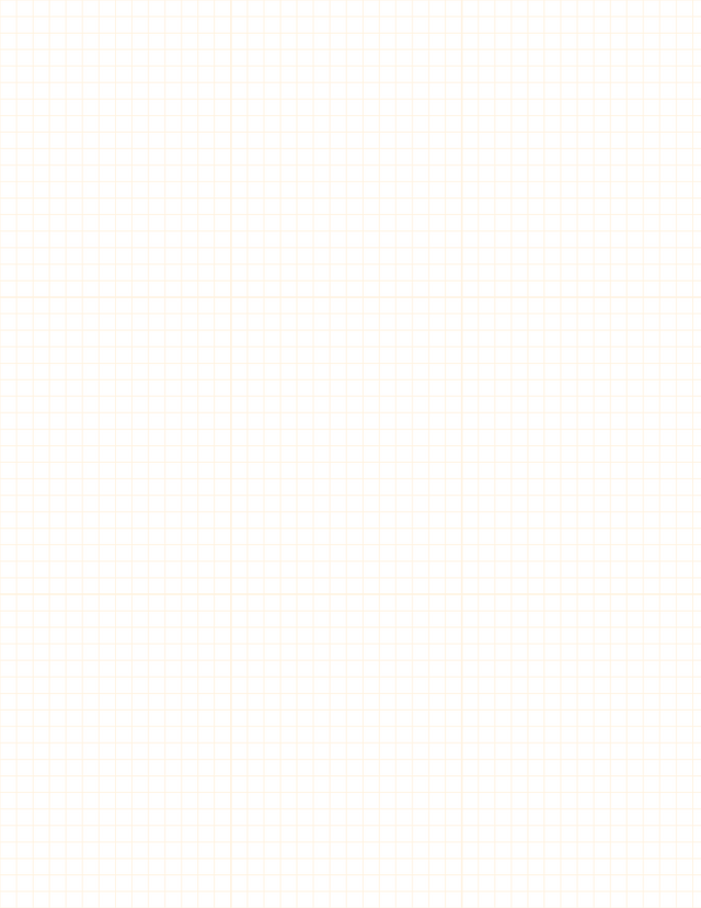 1/5-inch Grid Paper - Orange with 3x3 Grid