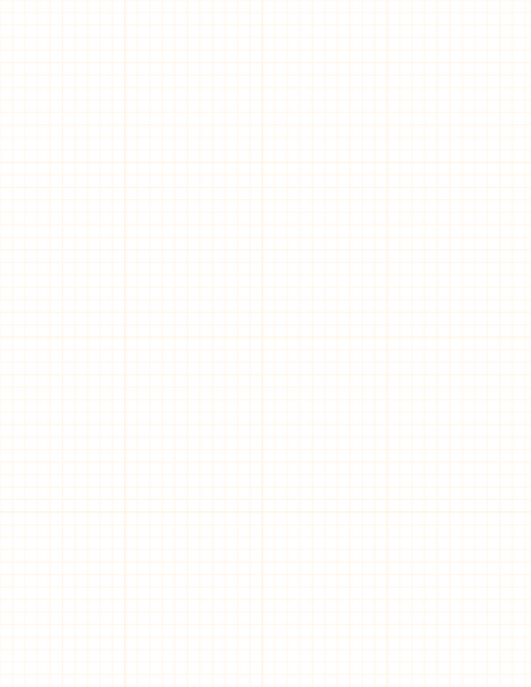 1/5-inch Grid Paper - Orange with 4x4 Grid