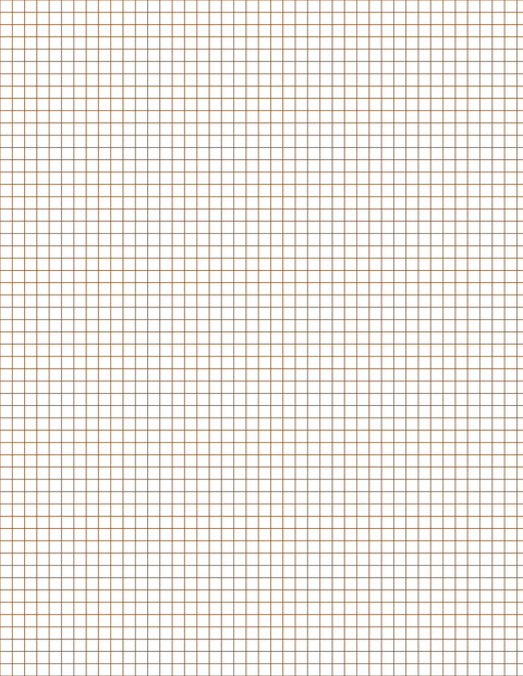 1/5-inch Grid Paper - Sepia Standard