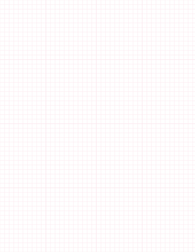 1/5-inch Grid Paper - Pink with 4x4 Grid
