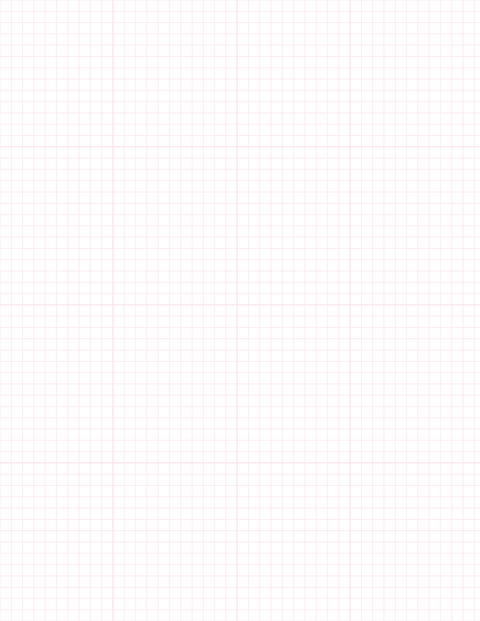 1/5-inch Grid Paper - Pink with 4x4 Grid