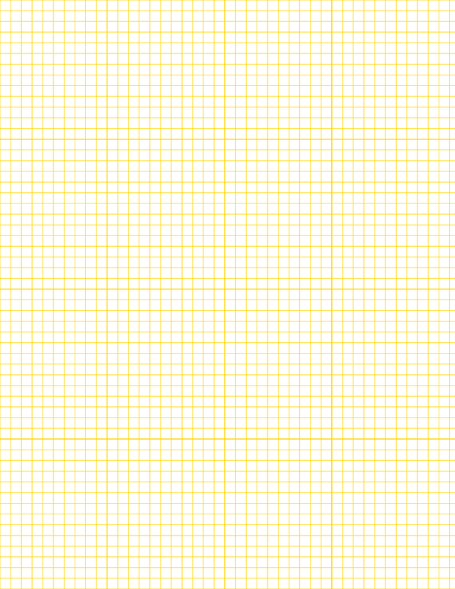1/5-inch Grid Paper - Gold with 4x4 Grid