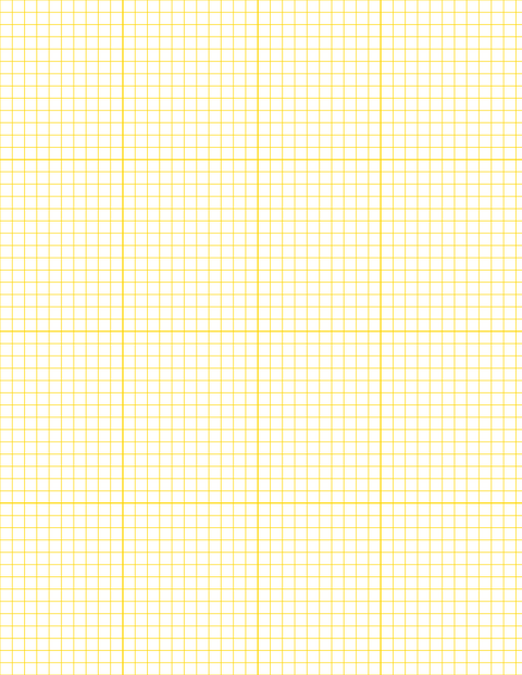 1/5-inch Grid Paper - Gold with 4x4 Grid