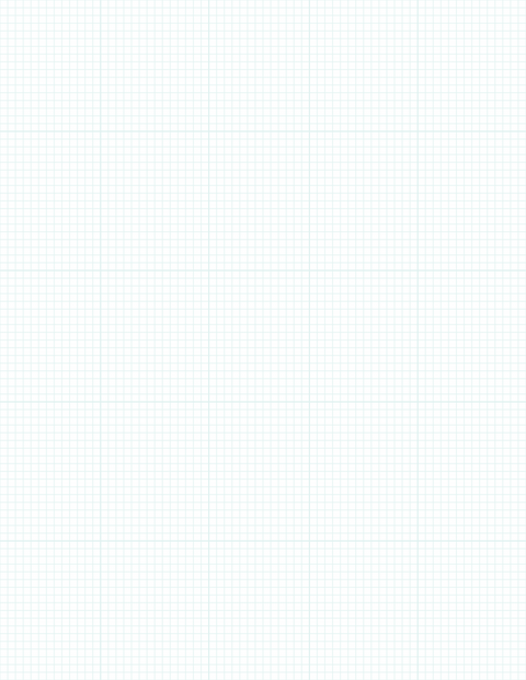 1/8-inch Grid Paper - Green with 5x5 Grid