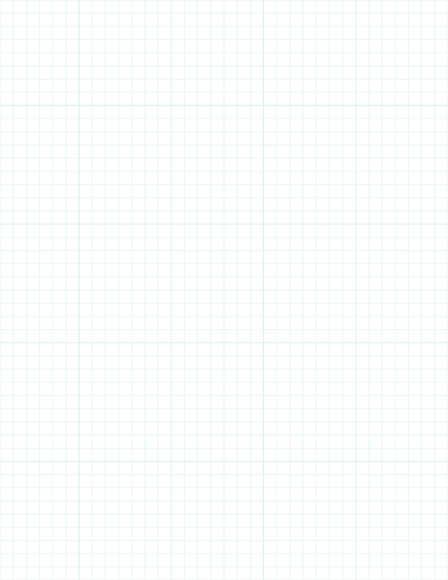 1/4-inch Grid Paper - Green with 5x5 Grid