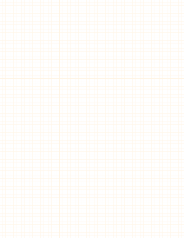 1/8-inch Grid Paper - Orange with 3x3 Grid
