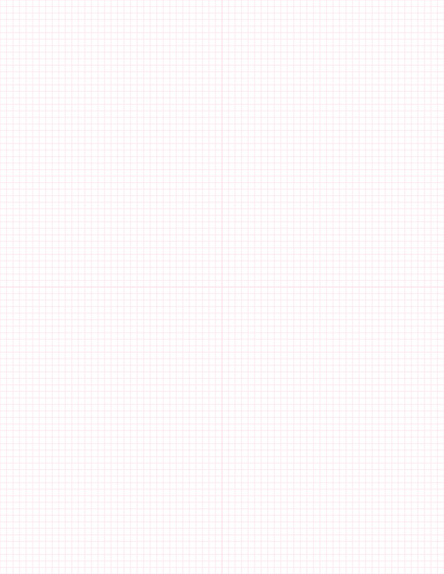1/8-inch Grid Paper - Pink with 2x2 Quadrants