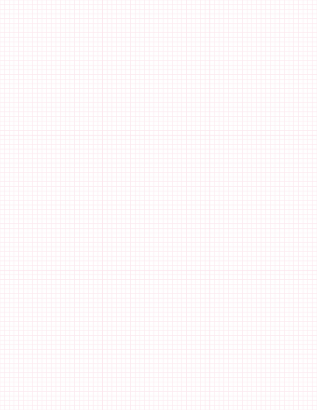1/8-inch Grid Paper - Pink with 3x3 Grid