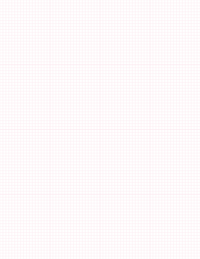 1/8-inch Grid Paper - Pink with 4x4 Grid