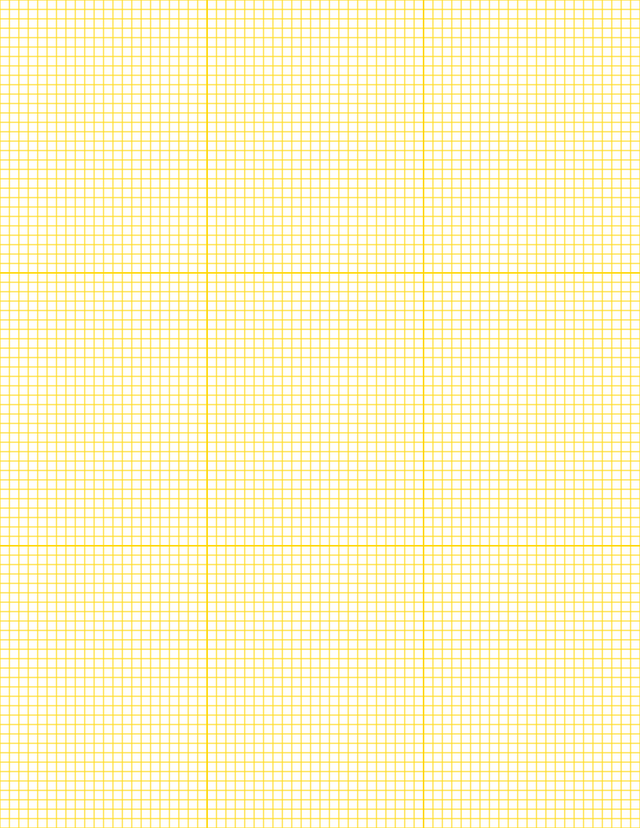 1/8-inch Grid Paper - Gold with 3x3 Grid