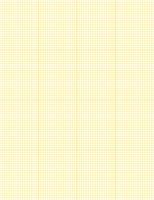 1/8-inch Grid Paper - Gold with 4x4 Grid