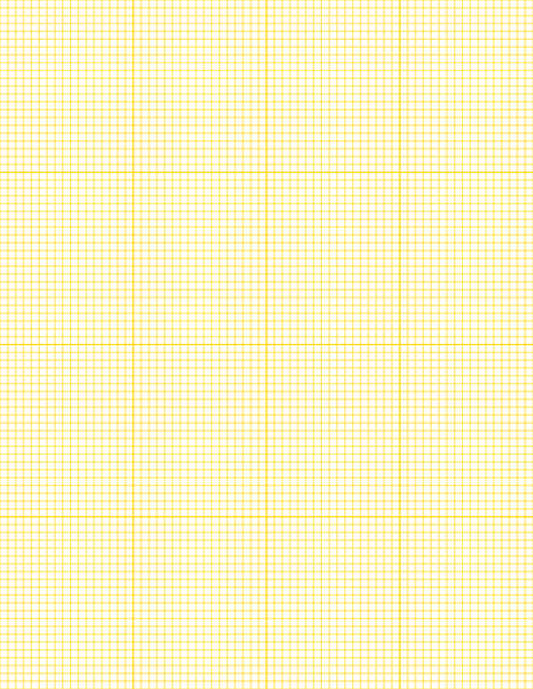 1/8-inch Grid Paper - Gold with 4x4 Grid