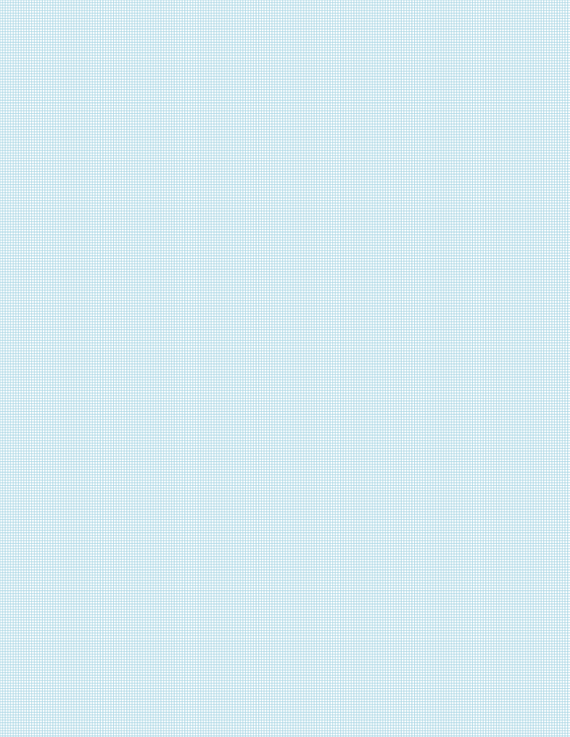 Metric Grid Paper (1mm) - Blue Standard