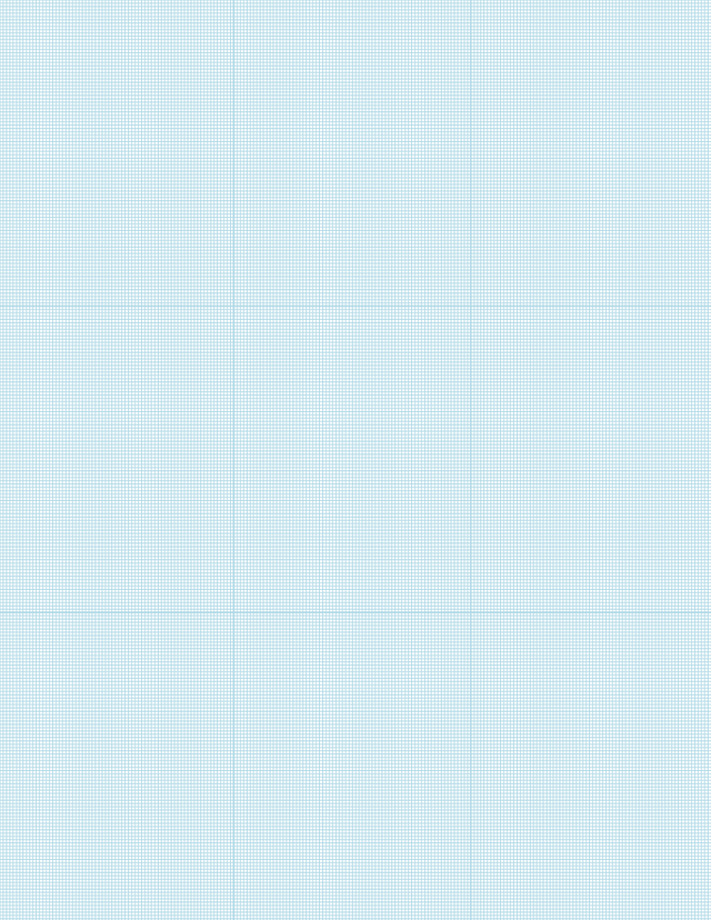 Metric Grid Paper (1mm) - Blue with 3x3 Grid