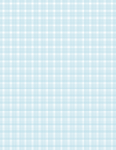 Metric Grid Paper (1mm) - Blue with 3x3 Grid