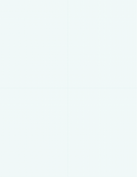 Metric Grid Paper (1mm) - Green with 2x2 Quadrants