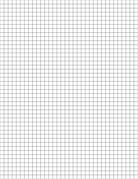 1/4-inch Grid Paper - Black Standard
