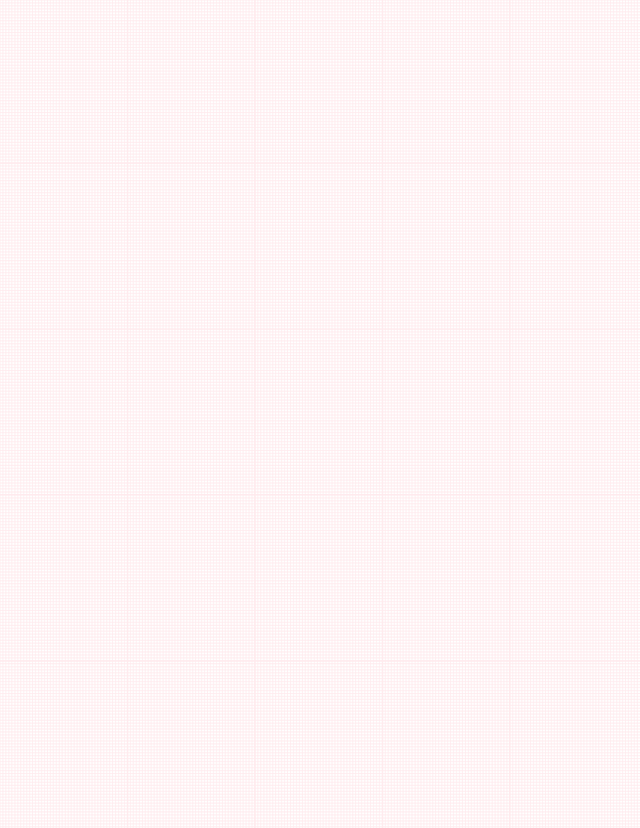 Metric Grid Paper (1mm) - Red with 5x5 Grid