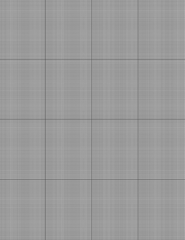Metric Grid Paper (1mm) - Black with 4x4 Grid