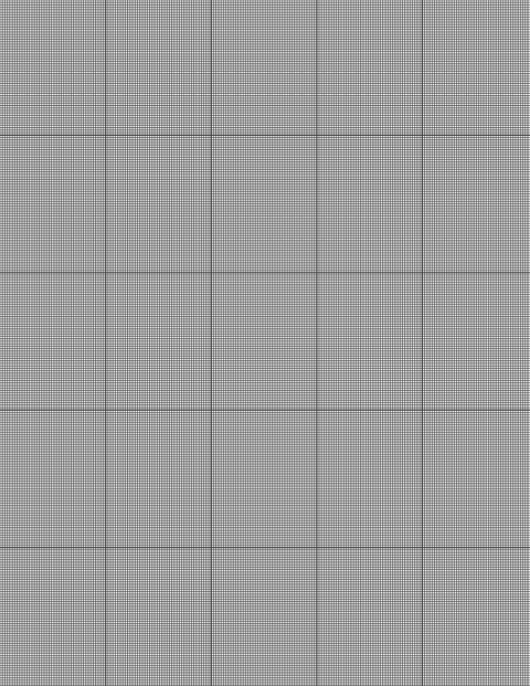 Metric Grid Paper (1mm) - Black with 5x5 Grid