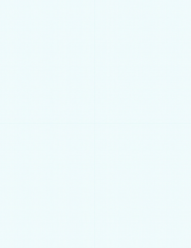 Metric Grid Paper (1mm) - Cyan with 2x2 Quadrants