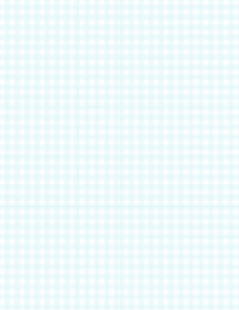 Metric Grid Paper (1mm) - Cyan with 3x3 Grid