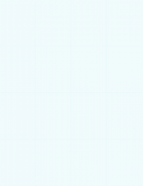 Metric Grid Paper (1mm) - Cyan with 4x4 Grid