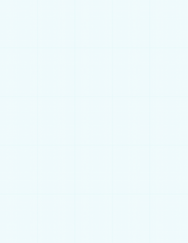 Metric Grid Paper (1mm) - Cyan with 5x5 Grid