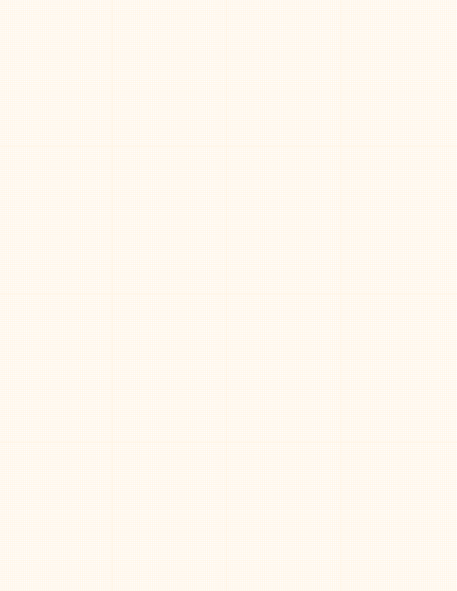 Metric Grid Paper (1mm) - Orange with 4x4 Grid