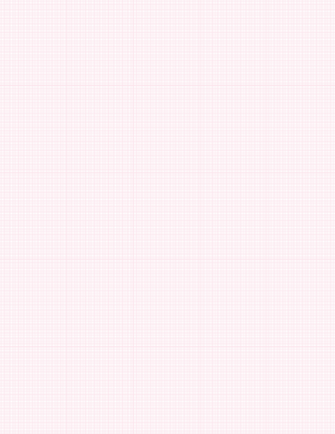 Metric Grid Paper (1mm) - Pink with 5x5 Grid