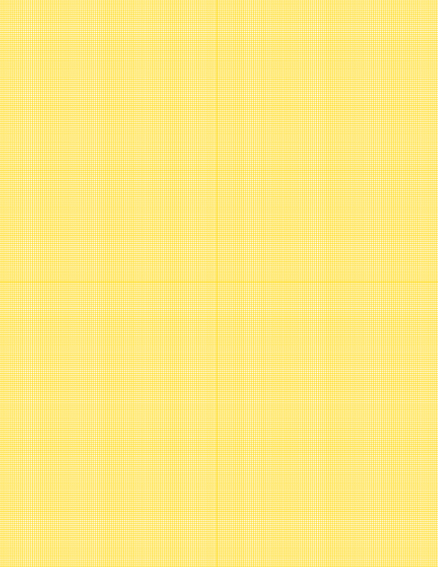 Metric Grid Paper (1mm) - Gold with 2x2 Quadrants