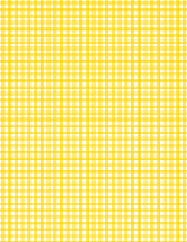 Metric Grid Paper (1mm) - Gold with 4x4 Grid