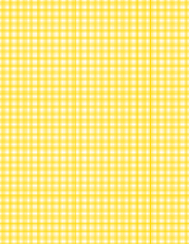 Metric Grid Paper (1mm) - Gold with 5x5 Grid