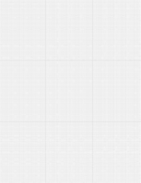 Metric Grid Paper (2mm) - Gray with 3x3 Grid