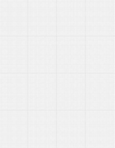 Metric Grid Paper (2mm) - Gray with 4x4 Grid