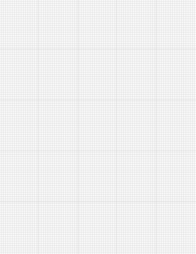 Metric Grid Paper (2mm) - Gray with 5x5 Grid