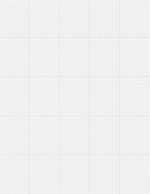 Metric Grid Paper (2mm) - Gray with 5x5 Grid