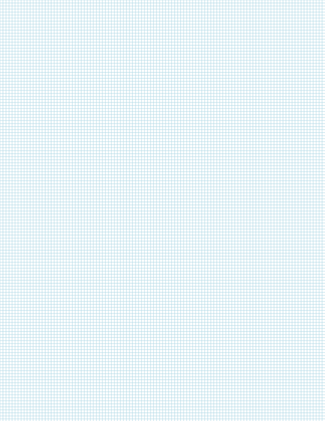 Metric Grid Paper (2mm) - Blue Standard