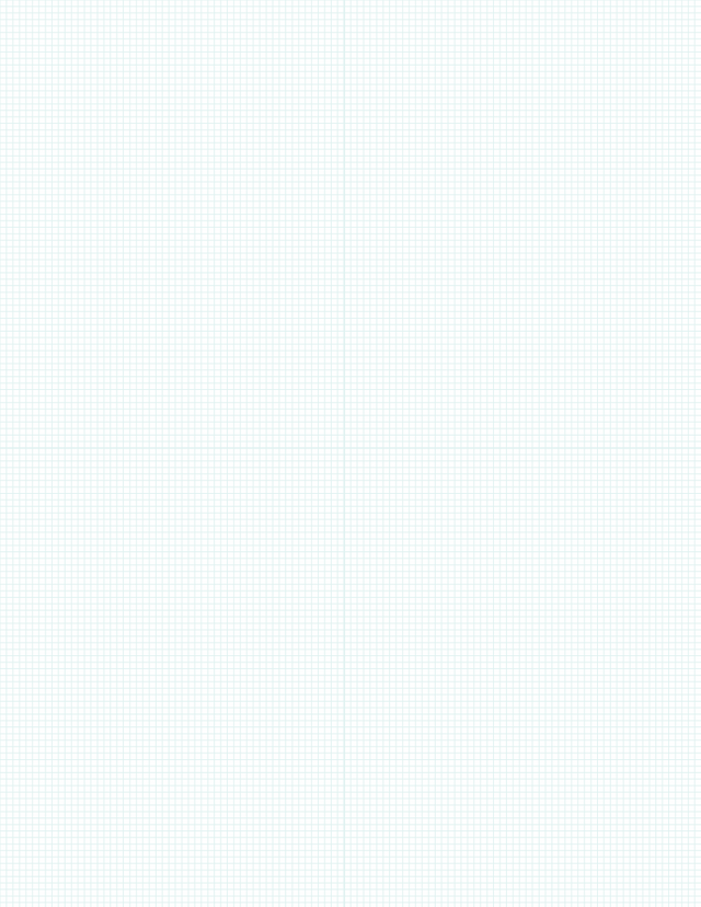 Metric Grid Paper (2mm) - Green with 2x2 Quadrants