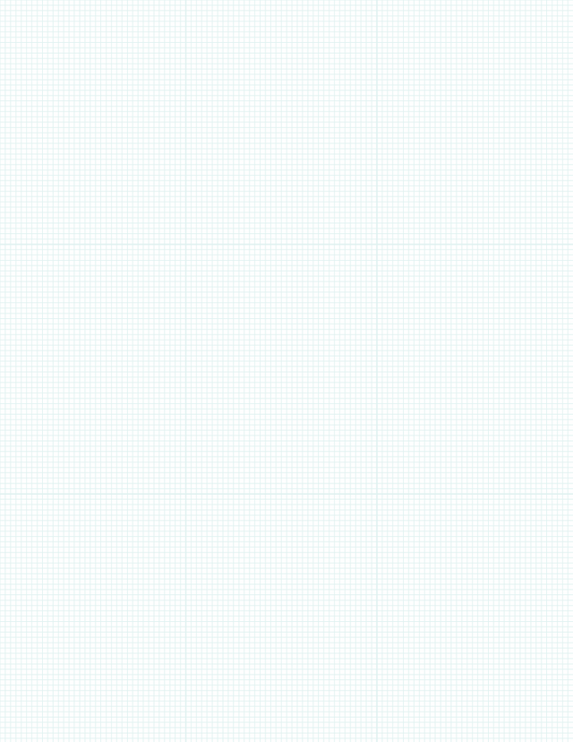 Metric Grid Paper (2mm) - Green with 3x3 Grid