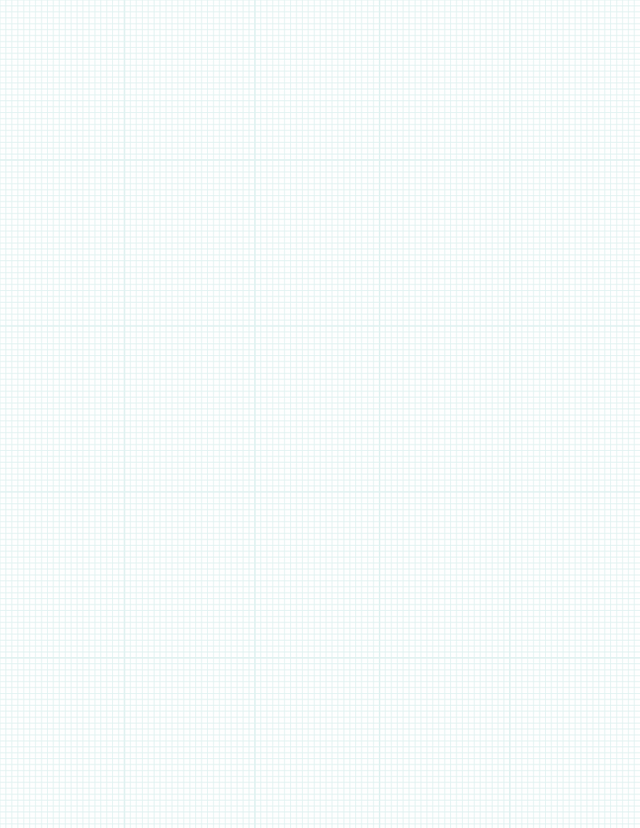 Metric Grid Paper (2mm) - Green with 5x5 Grid