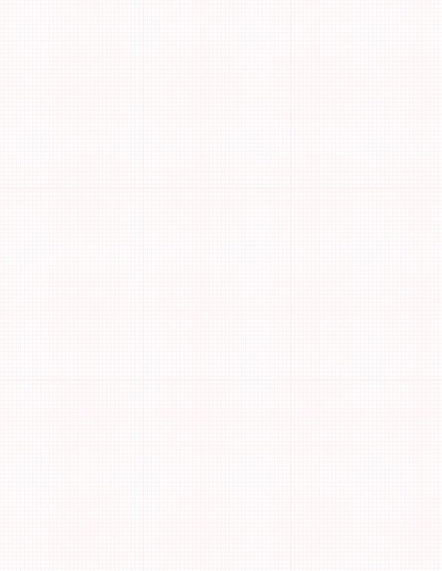 Metric Grid Paper (2mm) - Red with 3x3 Grid