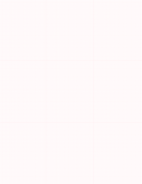 Metric Grid Paper (2mm) - Red with 3x3 Grid