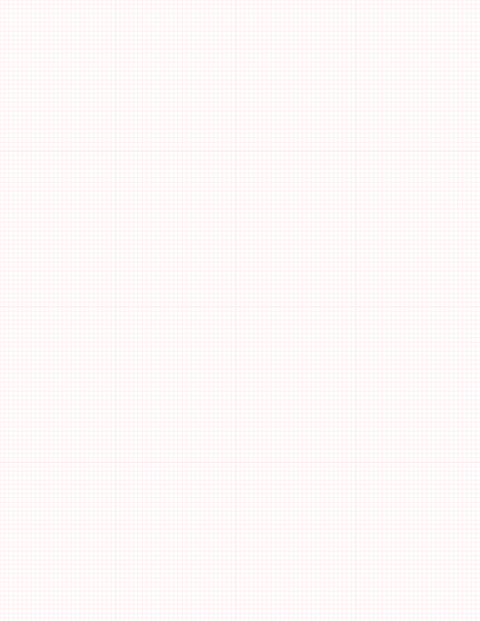 Metric Grid Paper (2mm) - Red with 4x4 Grid